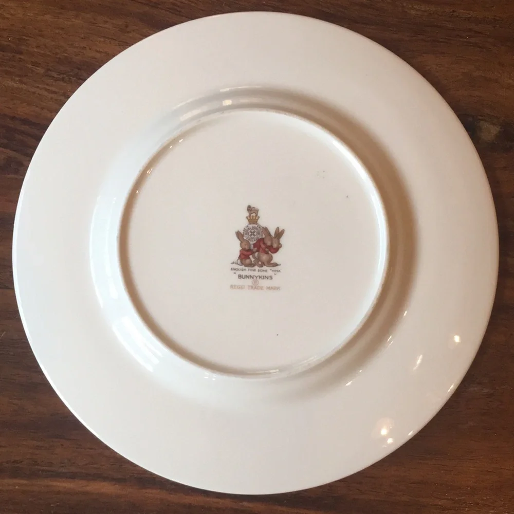 3 Vintage Royal Doulton Bunnykins Child Place Setting Set from 80s 1980s